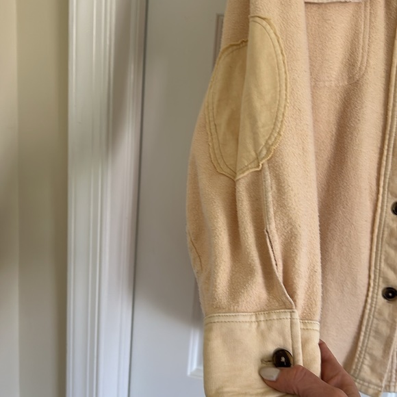 Free People Ruby Shacket in Sweetheart Sunrise Size Small - Picture 6 of 9